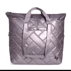 💖Lug Ferry XL Metallic Pearl Bag